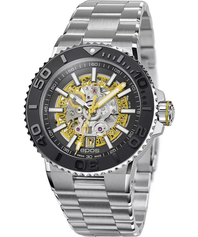 Pánské hodinky Epos Sportive Diver Skeleton Automatic 3441.135.20.15.30 3441.135.20.15.30