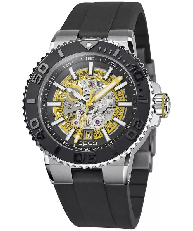 Pánské hodinky Epos Sportive Diver Skeleton Automatic 3441.135.20.15.55 3441.135.20.15.55