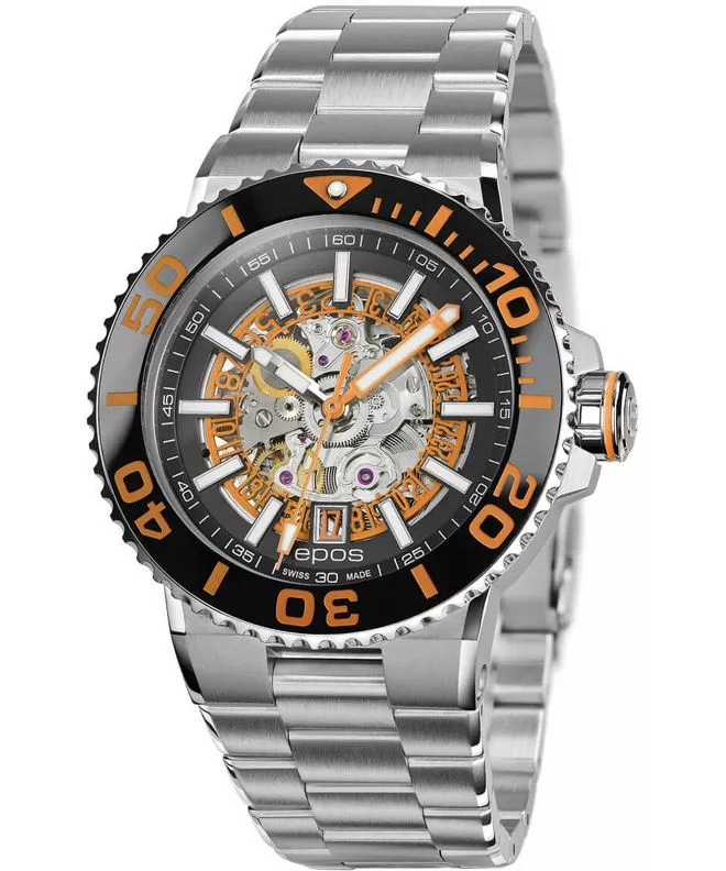 Pánské hodinky Epos Sportive Diver Skeleton Automatic 3441.135.99.15.30 3441.135.99.15.30