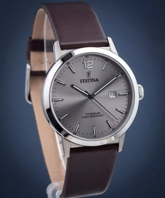 Pánské hodinky Festina Titanium Date F20471/2 F20471/2