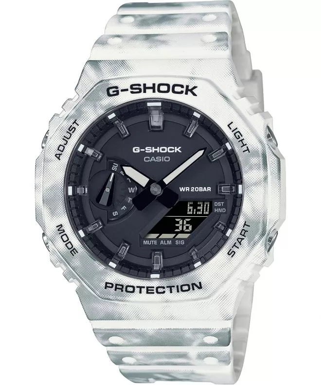 Hodinky Casio G-SHOCK Carbon Core Guard Frozen Forest GAE-2100GC-7AER