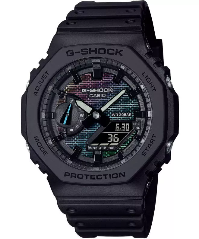 Hodinky pánské Casio G-Shock Classic 2100 Series Rainbow Brick Wall GA-2100RW-1AER