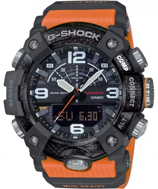 Hodinky pánské Casio G-Shock Master of G Mudmaster Carbon Core Guard Quad Sensor Bluetooth Sync GG-B100-1A9ER