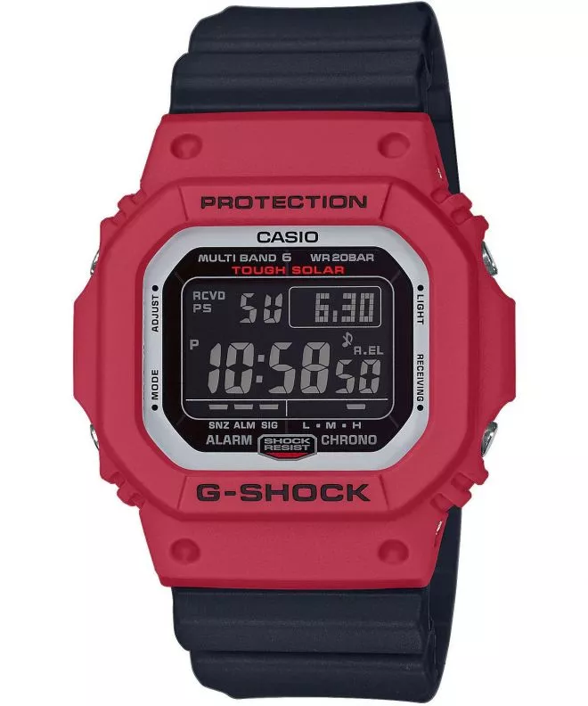 Pánské hodinky G-SHOCK Original Black And Red Tough Solar GW-M5610RB-4ER GW-M5610RB-4ER