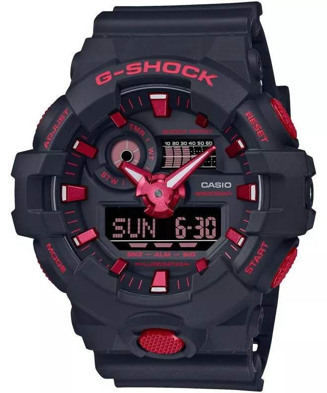 Hodinky Casio G-SHOCK Original Ignite Red GA-700BNR-1AER