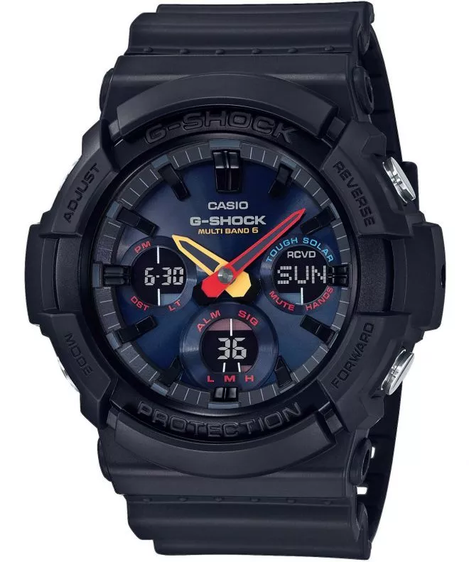 Pánské hodinky Casio G-Shock Original Neo Tokyo Color Radio Solar GAW-100BMC-1AER GAW-100BMC-1AER
