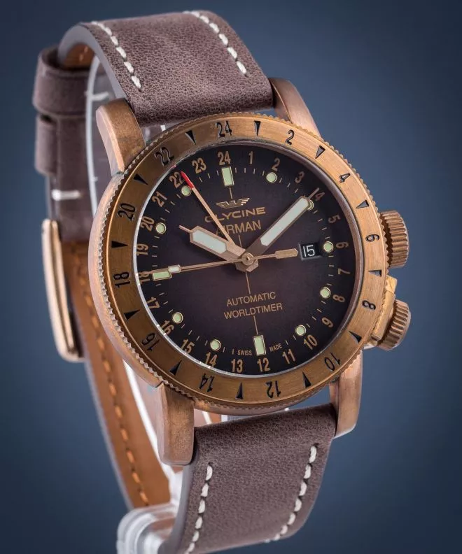 Pánské hodinky Glycine Airman 44 Bronze Automatic GL0166 GL0166