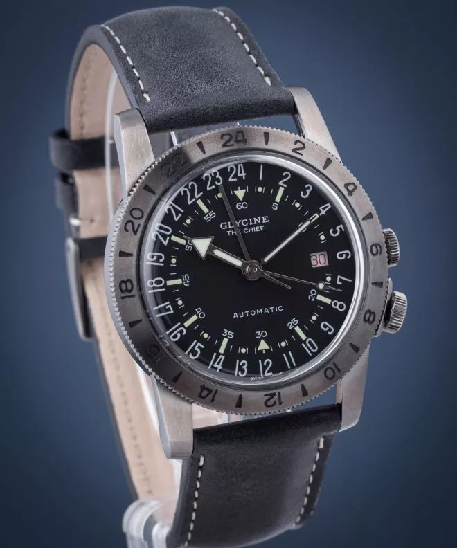 Pánské hodinky Glycine N°1 THE CHIEF GMT Automatic GL0246 GL0246