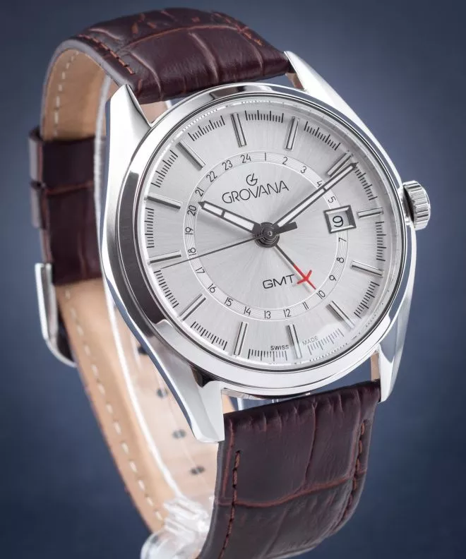 Pánské hodinky Grovana Classic Gmt GV1547.1532 GV1547.1532