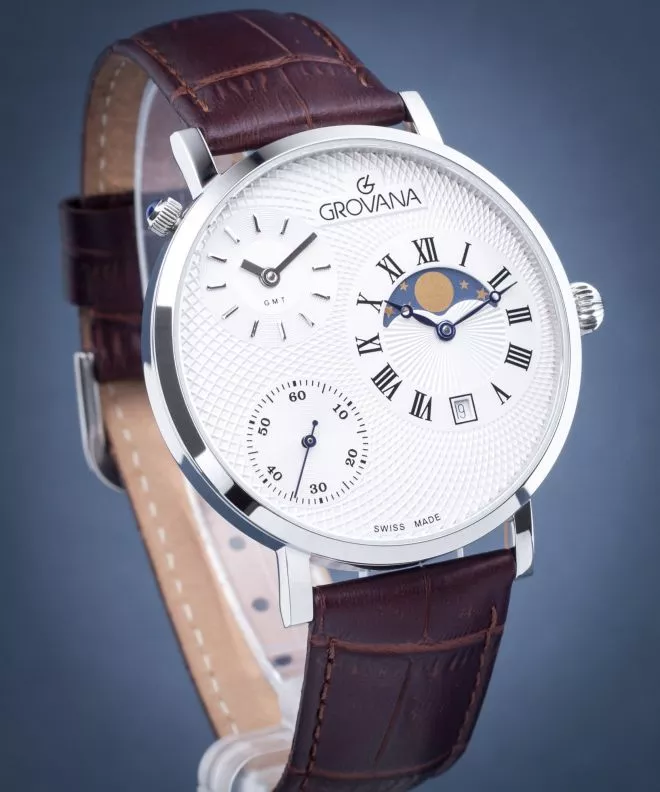 Pánské hodinky Grovana Traditional Moonphase GV1711.1532 GV1711.1532