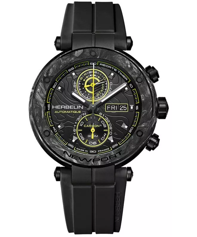 Hodinky Herbelin Newport Carbon Titanium Automatic Chronograph Limited Edition 288CTN14CA