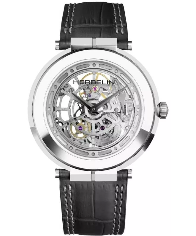 Hodinky Herbelin Newport Slim Mechanical Skeleton Limited Edition 1222SQ75 (1222/SQ75)