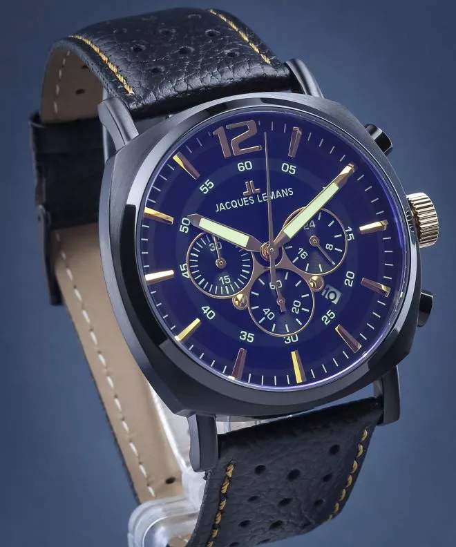 Pánské hodinky Jacques Lemans Lugano Chronograph 1-1645.1O 1-1645.1O