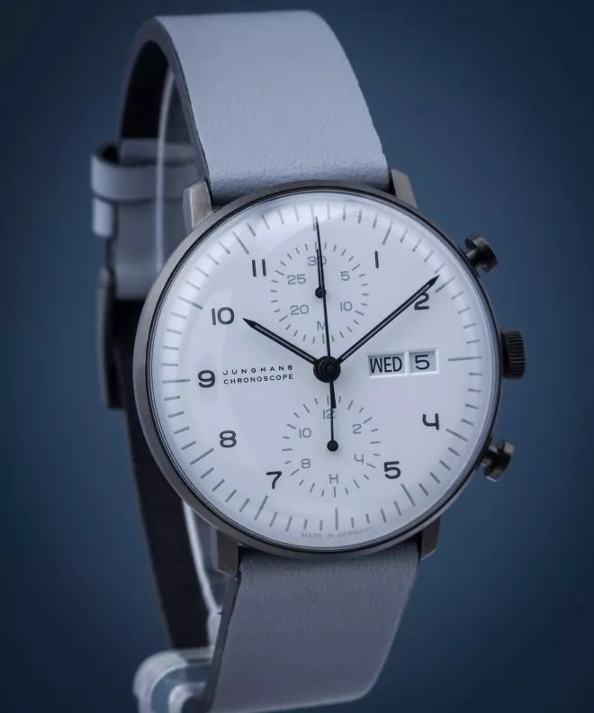 Pánské hodinky Junghans max bill Black and White Automatic Chronograph 027/4008.05 027/4008.05