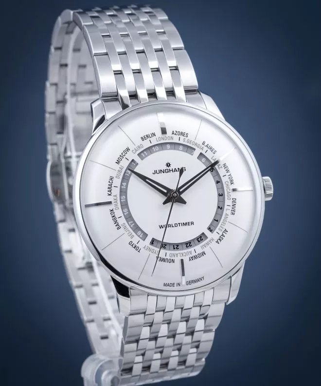 Pánské hodinky Junghans Meister Worldtimer 027/3011.46 027/3011.46