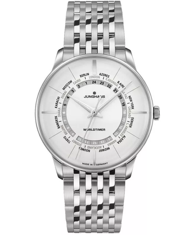 Hodinky Junghans Meister Worldtimer Automatic 027/3011.45