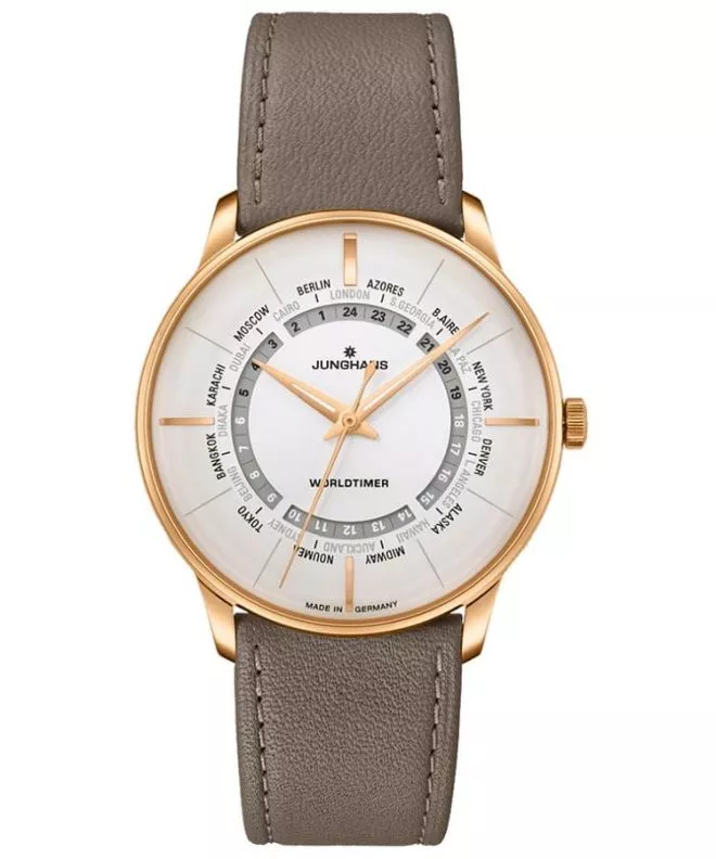 Hodinky Junghans Meister Worldtimer Automatic 027/5012.01