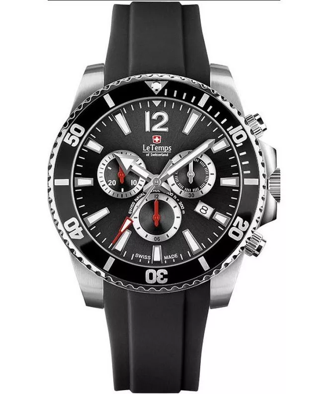 Hodinky Le Temps Swiss Naval Patrol Chronograph LT1044.01BR01