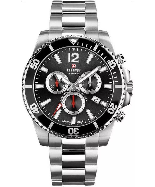 Hodinky Le Temps Swiss Naval Patrol Chronograph LT1044.01BS01