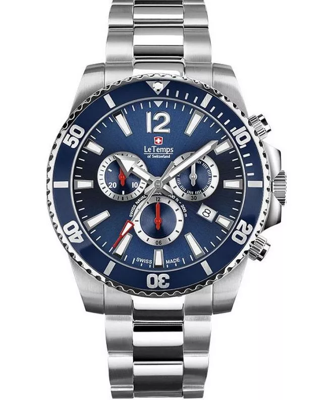 Hodinky Le Temps Swiss Naval Patrol Chronograph LT1044.03BS01
