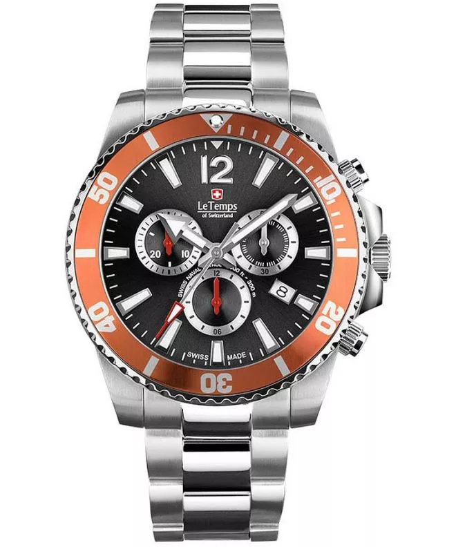 Hodinky Le Temps Swiss Naval Patrol Chronograph LT1044.14BS01