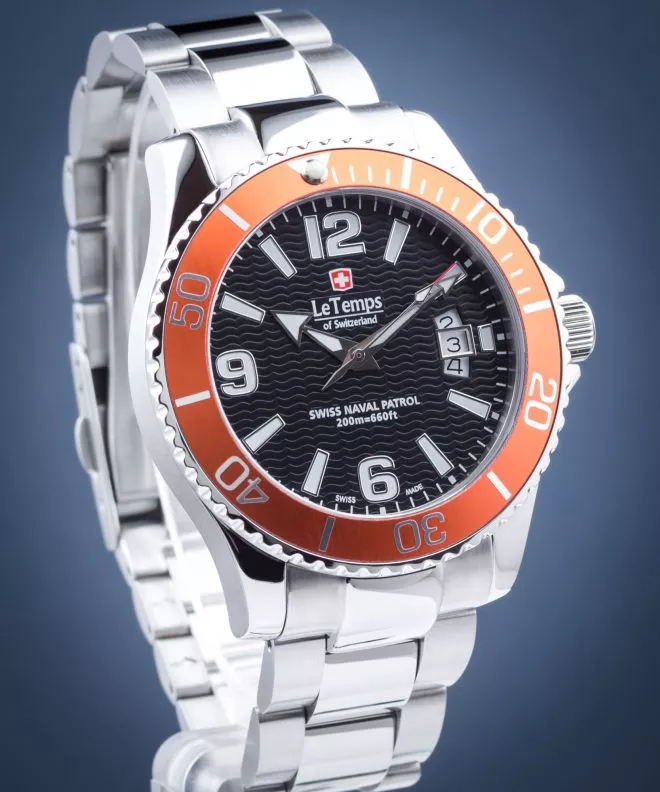 Pánské hodinky Le Temps Swiss Naval Patrol LT1081.14BS01 LT1081.14BS01