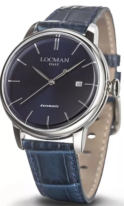 Pánské hodinky Locman 1960 Solo Tempo Automatico 0255A02A-00BLNKPB 0255A02A-00BLNKPB