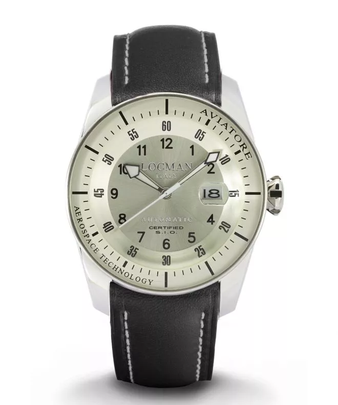 Pánské hodinky Locman Aviatore Automatic 0455V02-00AVIKSK 0455V02-00AVIKSK