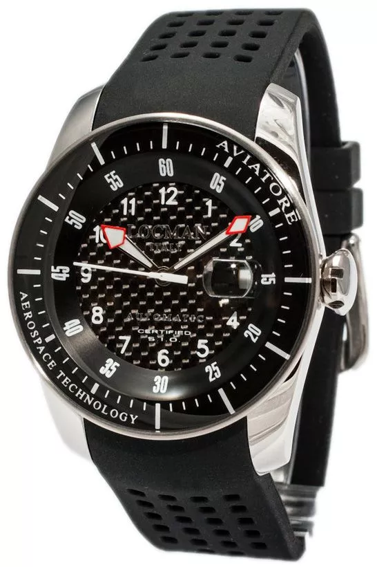 Pánské hodinky Locman Aviatore Automatic 0455V01-00CBKWSK 0455V01-00CBKWSK