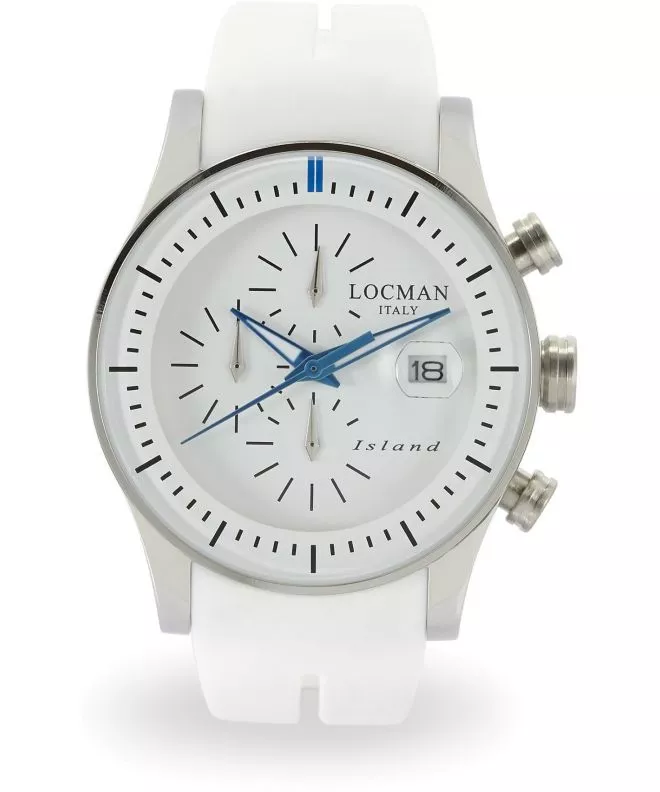 Pánské hodinky Locman Island Chronograph 062000WB-WHKSIW 062000WB-WHKSIW