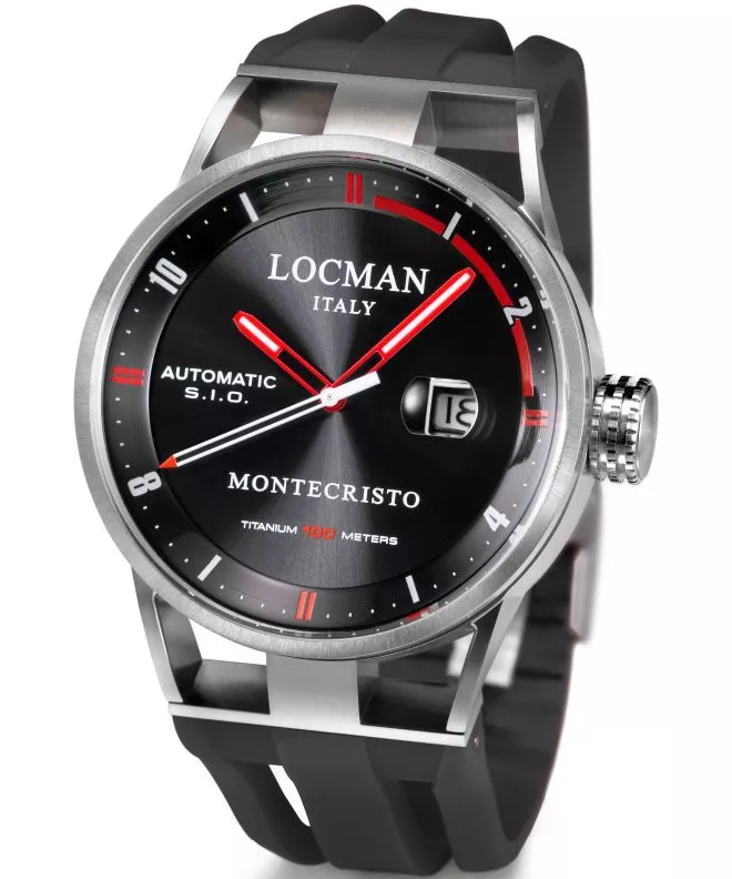 Pánské hodinky Locman Montecristo Automatic 051100BKFRD0GOK 051100BKFRD0GOK