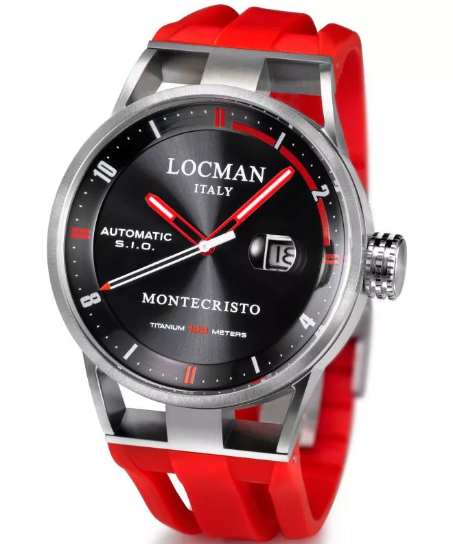 Pánské hodinky Locman Montecristo Automatic 051100BKFRD0GOR 051100BKFRD0GOR