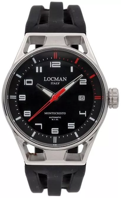 Pánské hodinky Locman Montecristo Automatic 0541A01S-00BKRDSK 0541A01S-00BKRDSK