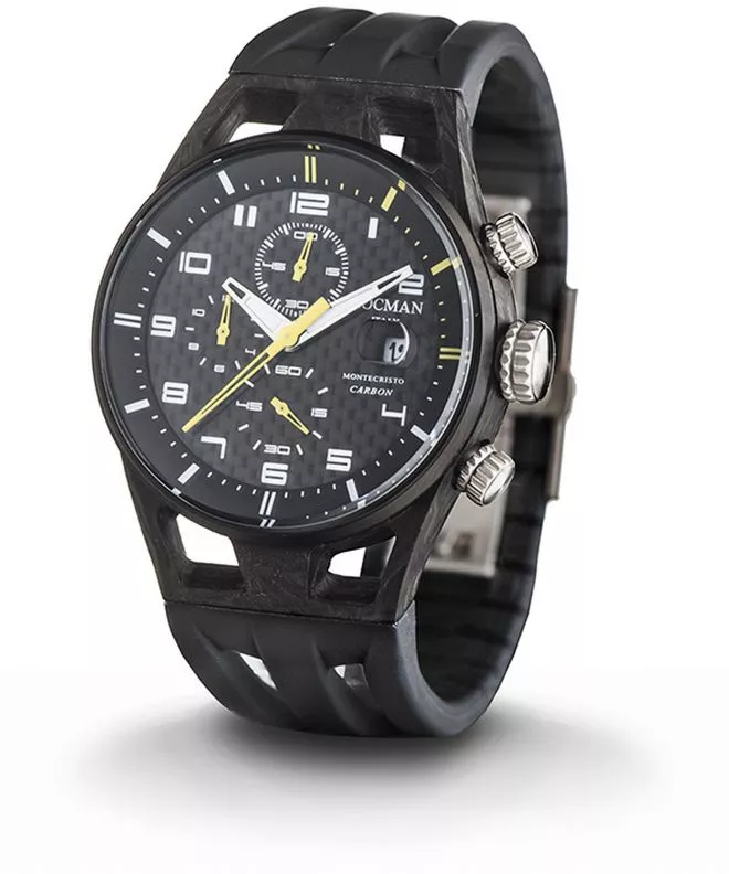 Pánské hodinky Locman Montecristo Carbon Chronograph 0545C09S-CYCBWHSK 0545C09S-CYCBWHSK
