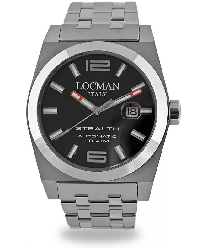 Pánské hodinky Locman Stealth Automatic 020500BKFNK0BR0 020500BKFNK0BR0