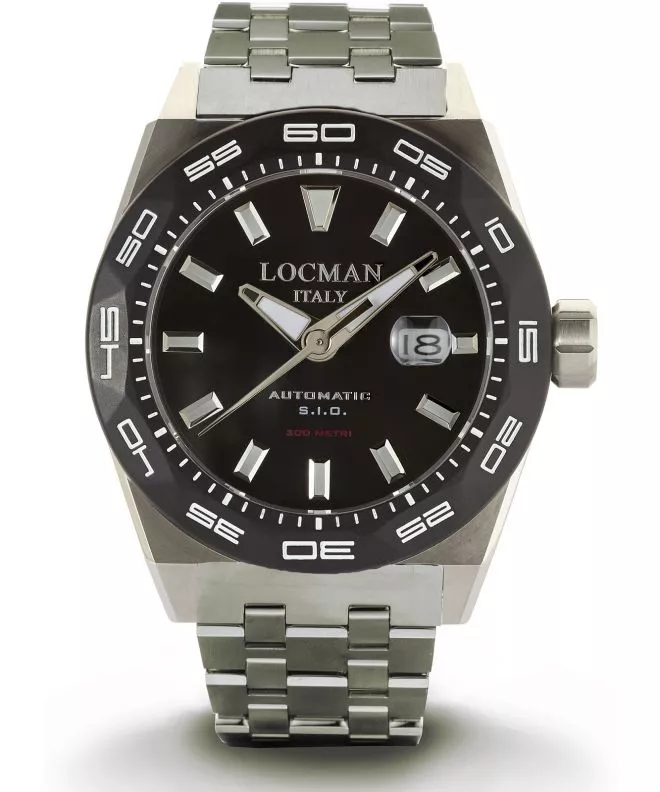 Pánské hodinky Locman Stealth Automatic 0215V1-0KBKNKBR0 0215V1-0KBKNKBR0