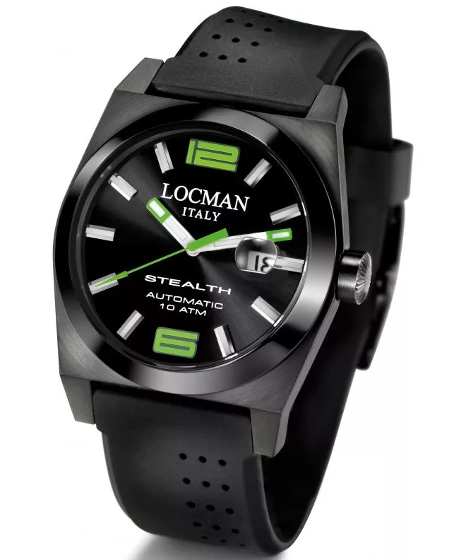 Pánské hodinky Locman Stealth Automatic 0205BKBKNGR0GOK 0205BKBKNGR0GOK