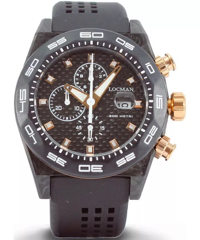 Pánské hodinky Locman Stealth Chronograph 0218C09R-CWCBRGS2K 0218C09R-CWCBRGS2K