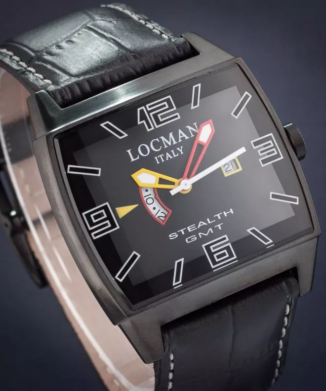 Pánské hodinky Locman Stealth GMT 0300BKBKFYLRPSK 0300BKBKFYLRPSK