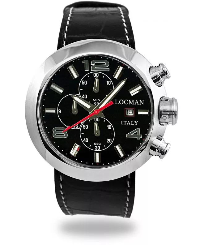 Pánské hodinky Locman Tondo Chronograph 042000BKNNK0PSK-KS-T 042000BKNNK0PSK-KS-T