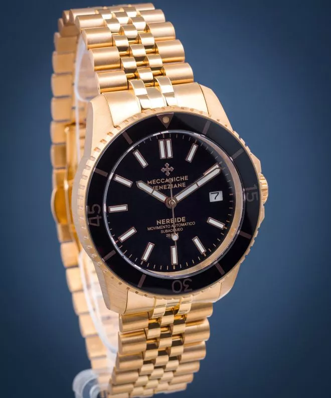 Pánské hodinky Meccaniche Veneziane Nereide Full Gold PVD Limited Edition 1302021J (42MM-FULL-GOLD) 1302021J (42MM-FULL-GOLD)