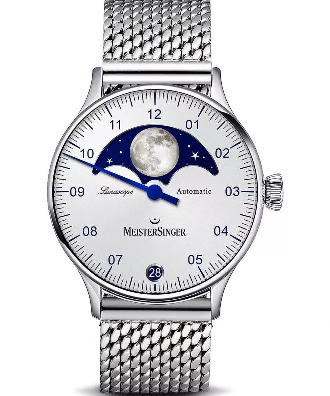 Pánské hodinky Meistersinger Lunascope Automatic LS901_MIL20 LS901_MIL20