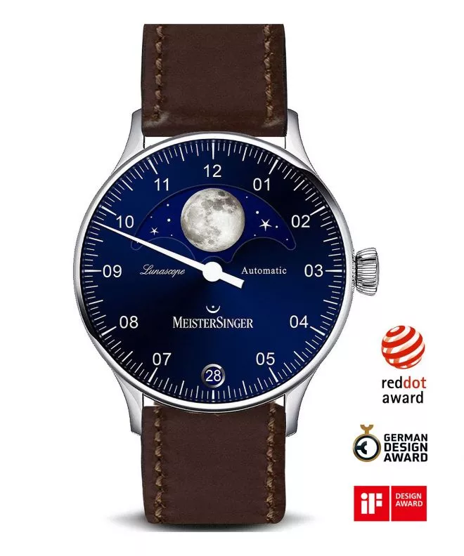 Pánské hodinky Meistersinger Lunascope Automatic LS908_SCF02 LS908_SCF02