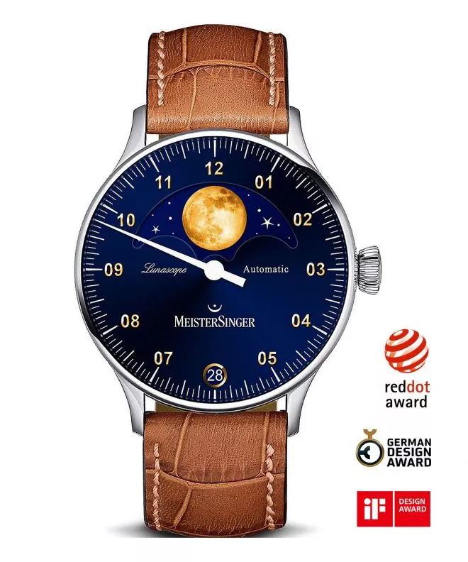 Pánské hodinky Meistersinger Lunascope Automatic LS908G_SG03-1 LS908G_SG03-1