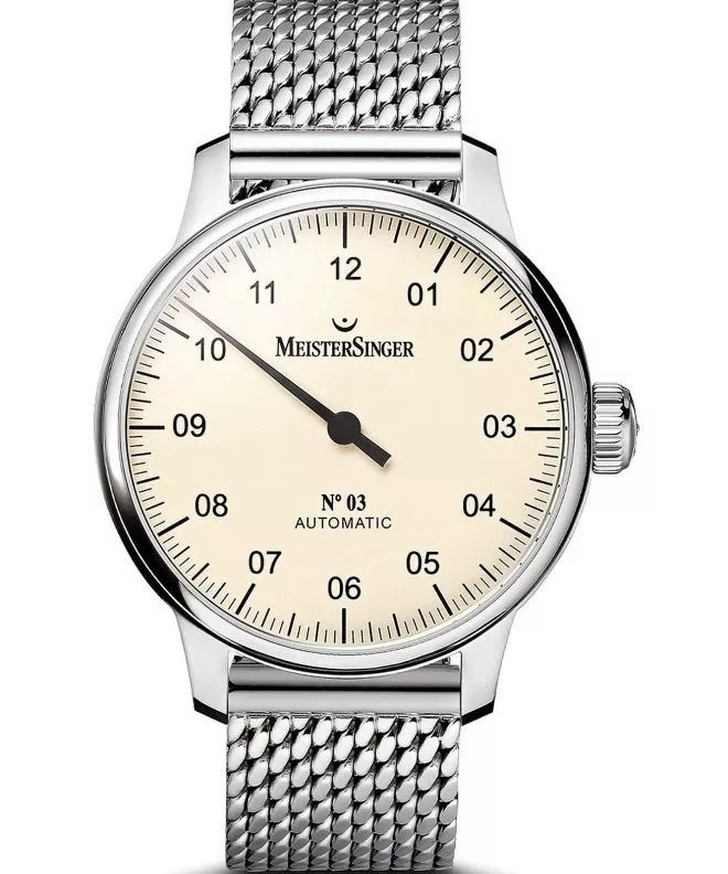 Pánské hodinky Meistersinger N°03 Automatic AM903_MIL20 AM903_MIL20