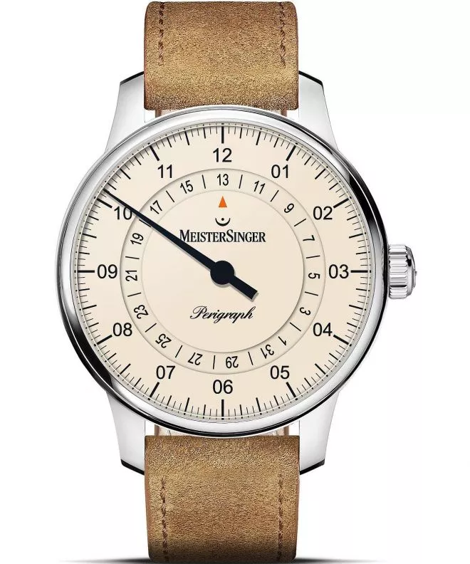 Hodinky MeisterSinger Perigraph - 38mm Ivory BM1103_SV13