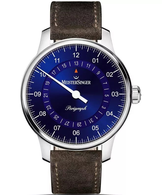 Hodinky MeisterSinger Perigraph - 38mm Sunburst Blue BM1108_SV12