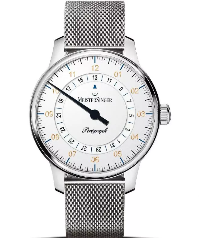 Hodinky MeisterSinger Perigraph - 38mm White BM1101G_MLN18