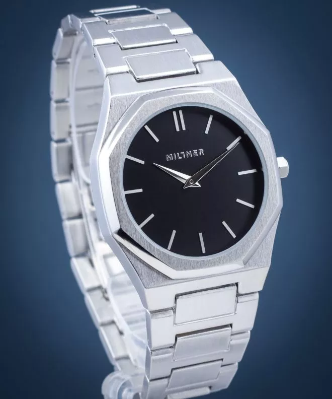 Pánské hodinky Millner Oxford Silver Black OOSBLK OOSBLK