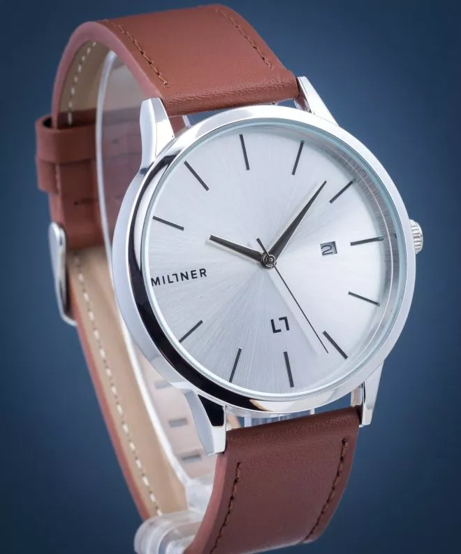 Pánské hodinky Millner Rodney Silver Brown RSBW RSBW